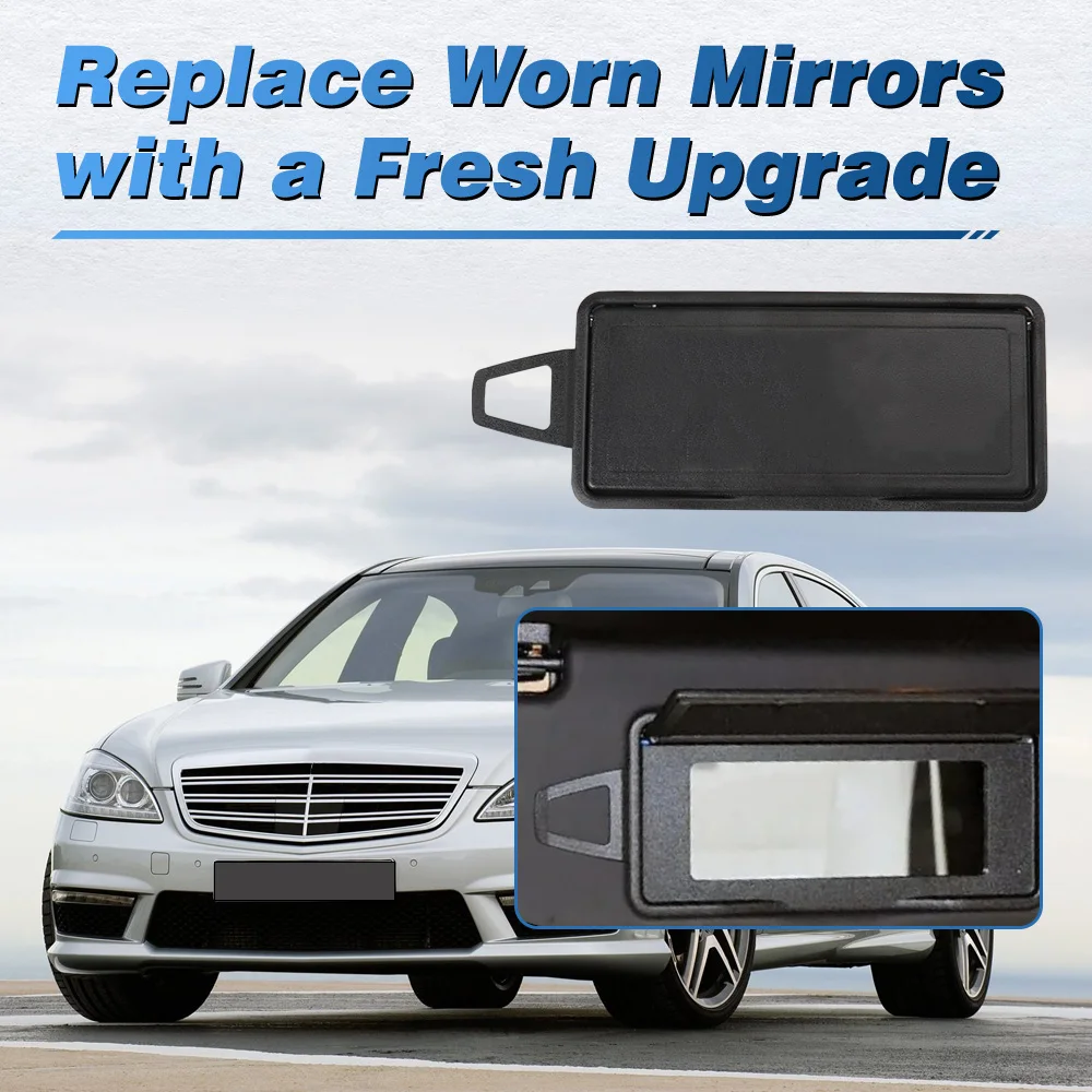 

Car Sun Shade Visor Makeup Cosmetic Mirror Cover for Mercedes-Benz S-Class W221S300 S450 2006 2007 2008 2009-2013 LHD 2218104117