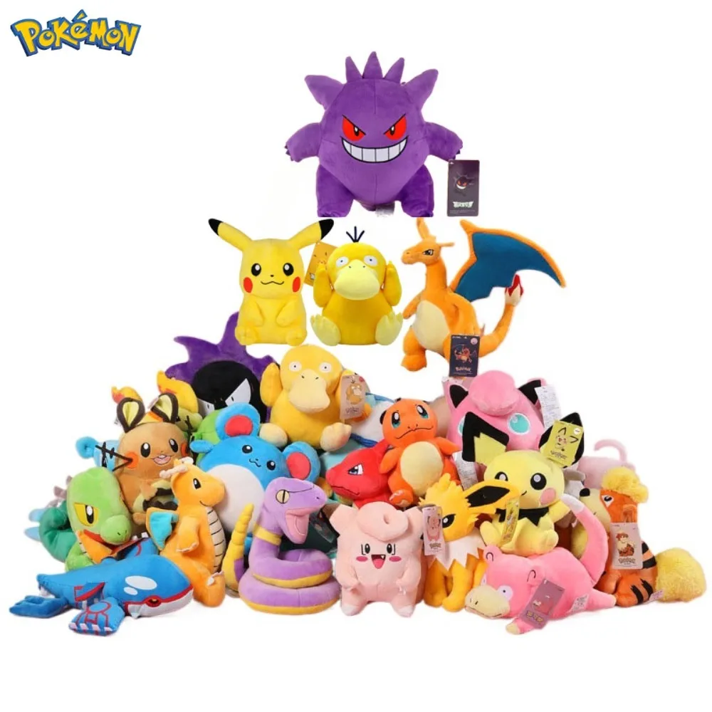 

Pokémon Plushies Collection - 41 styles, including Pikachu, Ducklett, Charmander, & more! Perfect for Pokémon lovers of all ages