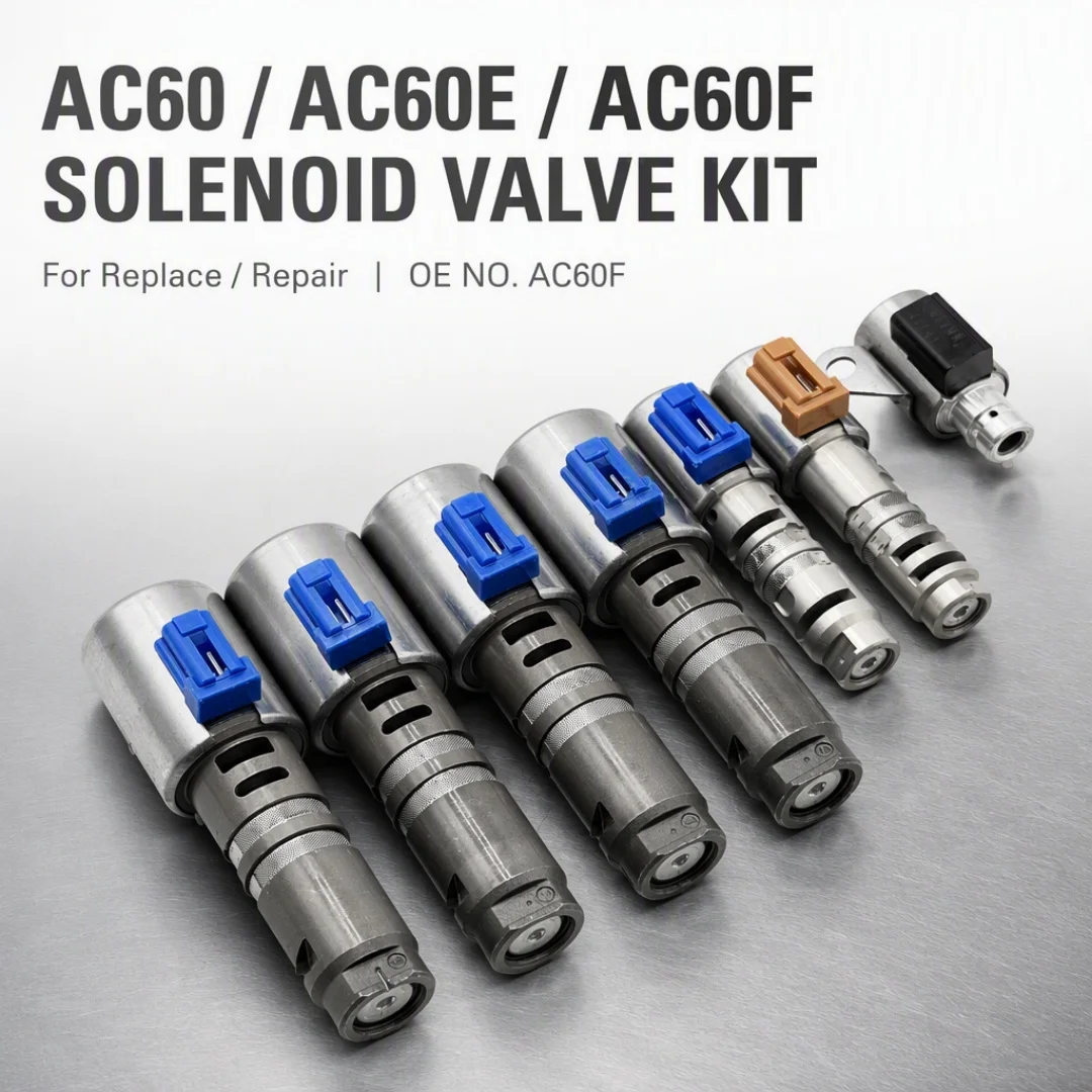 AC60E, AC60F, and AC60 Automatic Transmission Solenoid Valve Kits, suitable for Toyota Prado 2.7L and 3.5L models