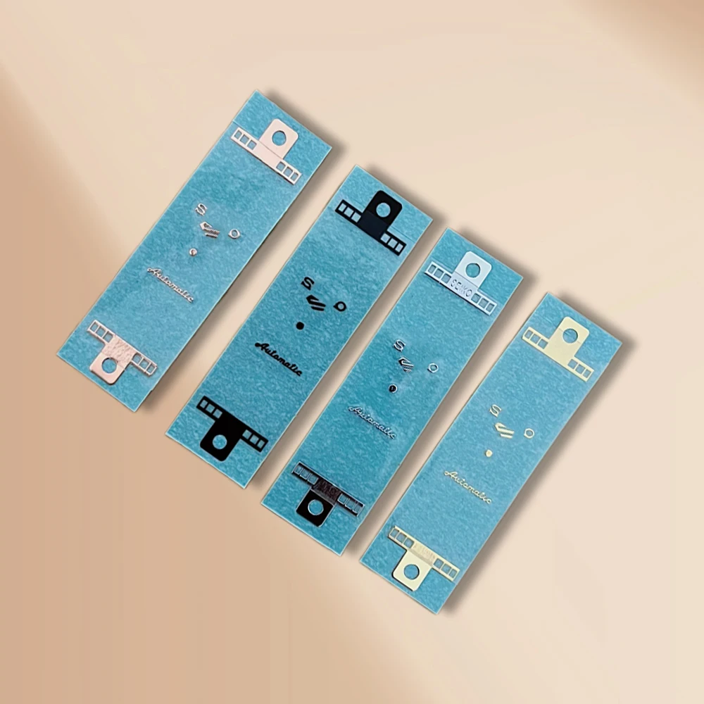 SS ロゴフィット 27 ミリメートル-30 ミリメートルダイヤルニッケル金属ステッカー自動時計ダイヤルフェイスロゴ修正アクセサリー修復ツール 