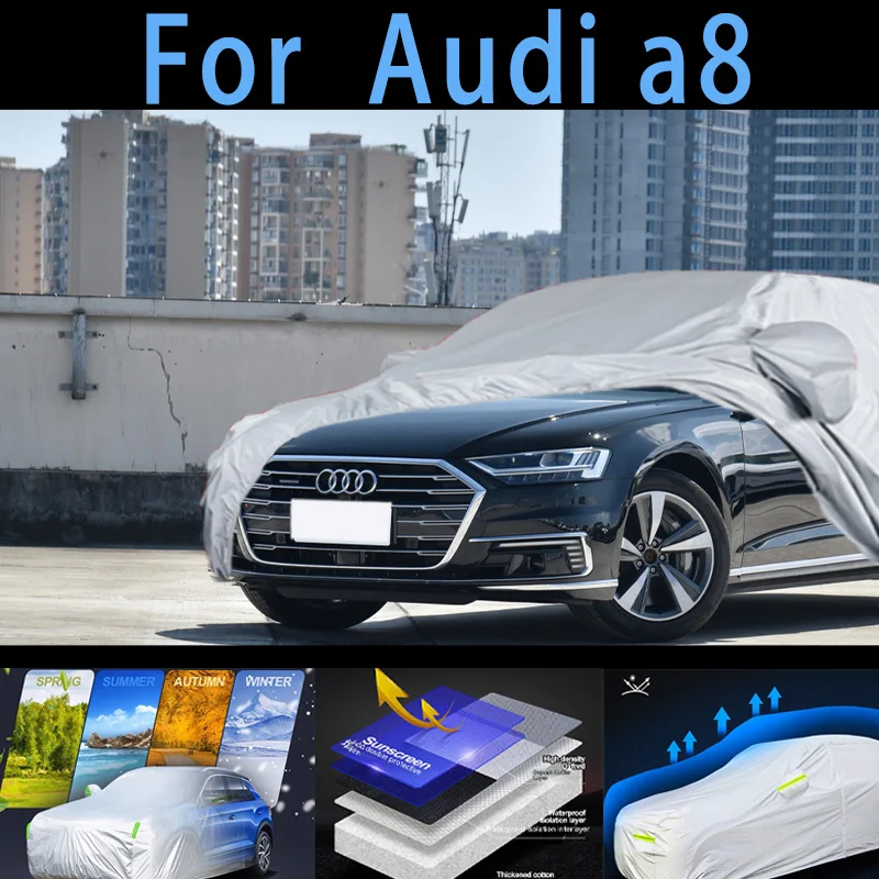 

For Audi a8 Car protective cover,sun protection,rain protection, UV protection,dust prevention auto paint protective