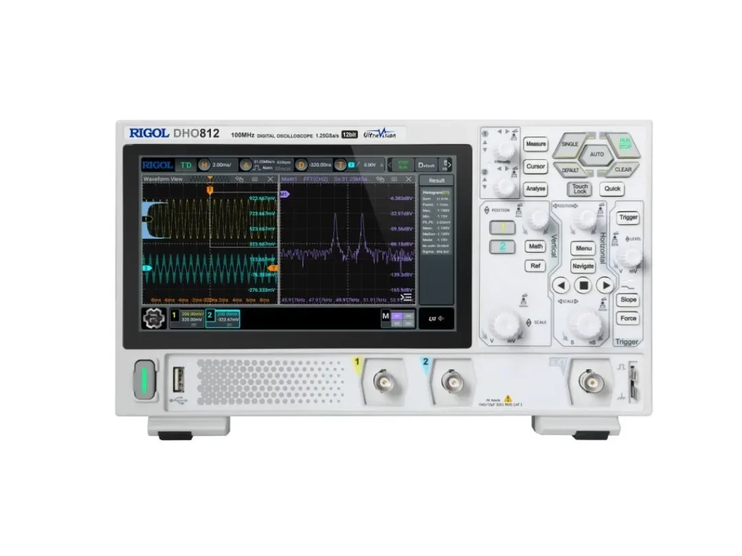 1PC Rigol DHO812 - Digital Oscilloscope (2 Channels / 100MHz)  In Stock #familitrade