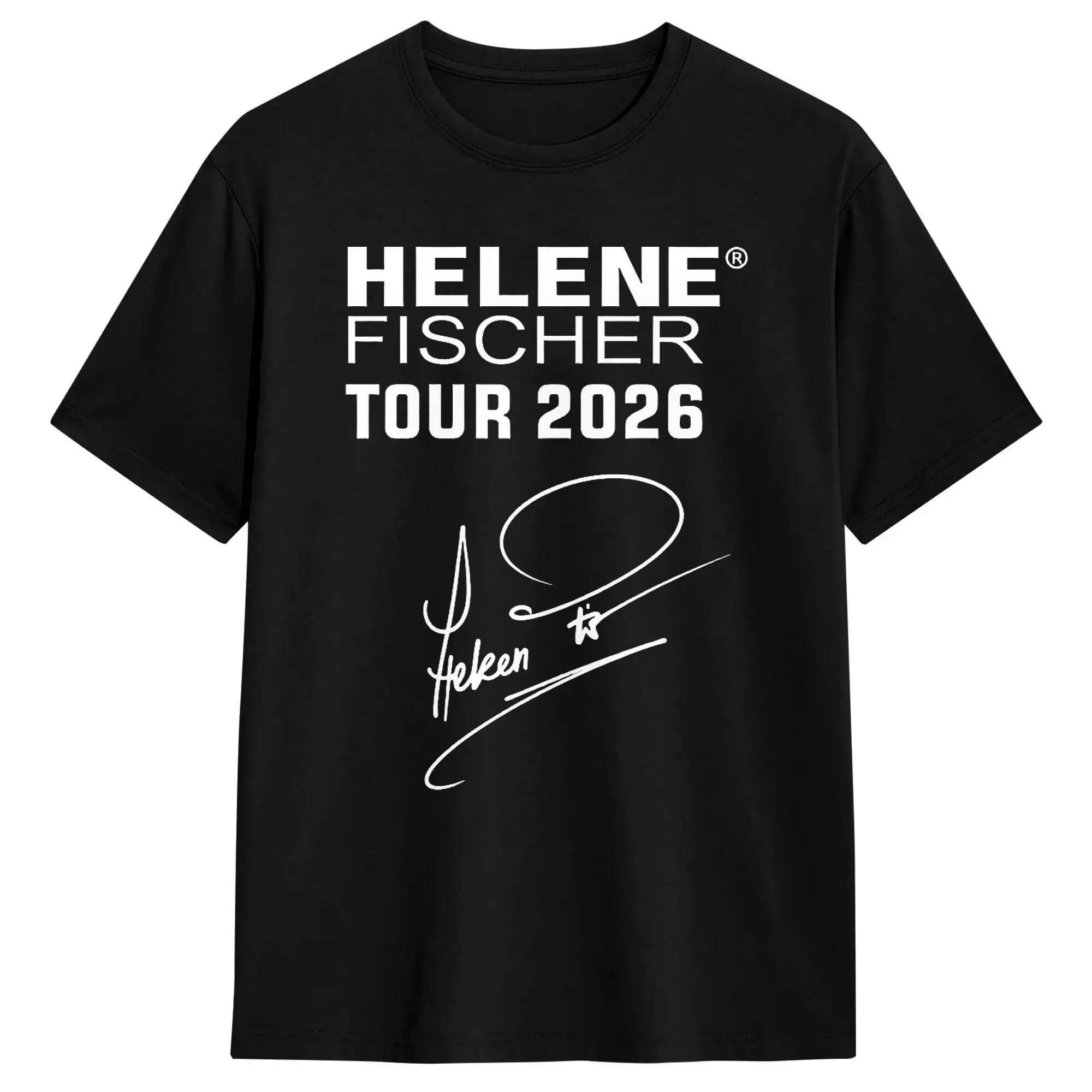 Men T-Shirt Helene Fischer 360° Tour Concert Humor 100% Cotton Tee Shirt Short Sleeve  T Shirt Round Neck Clothes Gift Idea