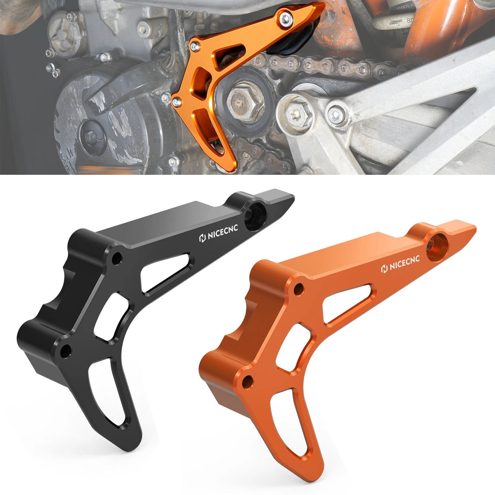 

For 2016-2023 Husqvarna 701 Enduro 701 SM Sprocket Chain Guard Cover Engine Case Saver for KTM 690 SMC R 690 Enduro R 2009-2023