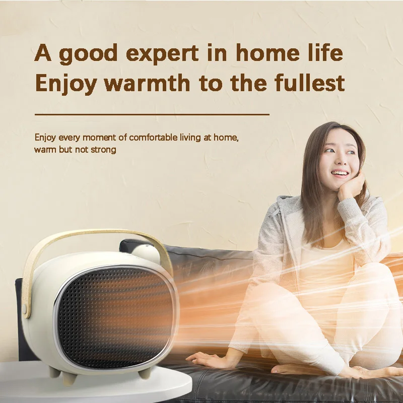 900W Electric Heater Natural Hot Air Two In One Three Gear No Light Low Noise Household Desktop Winter Heating Dormitory Student