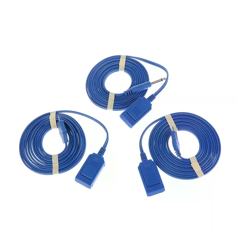 Electrode Plate Adapter Cable Negative Plate Connecting Cable 2.0mm 6.3mm Plug For Disposable Bipolar Plate And Monop...