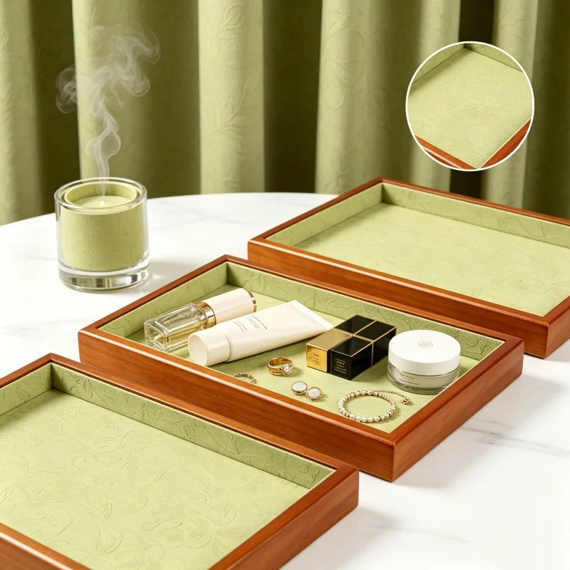

Solid Wood Chinese Jewelry Appraisal Tray, Display Plate for Bracelet Pendant & Beads, Counter Storage Organizer Prop