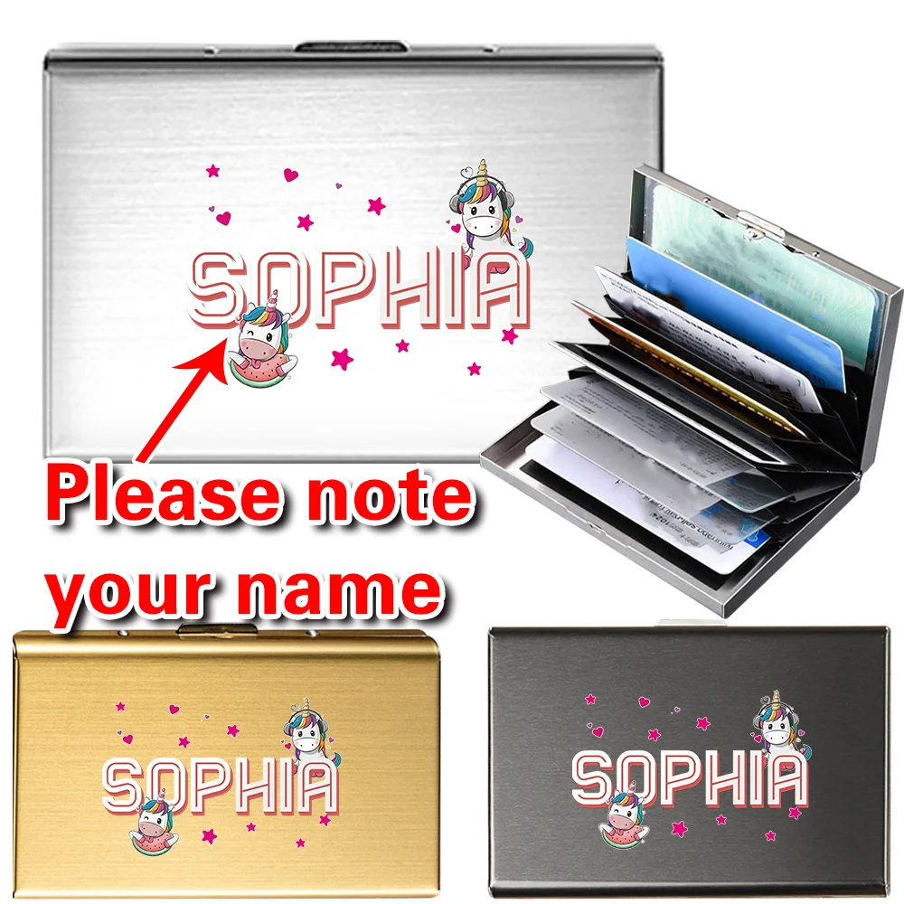 

Персонализированное индивидуальное имя вмещает 6 слотов для карт, держатель для карт, мужской и женский тонкий кошелек, держатель для кредитных карт, сумка для денег, товары на заказ