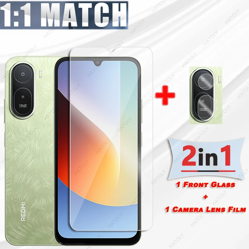 

For Xiaomi Redmi A7 Pro Glass Screen Protector For Redmi A7 Pro Tempered Glass HD Clear Protective Film Camera Lens Protector