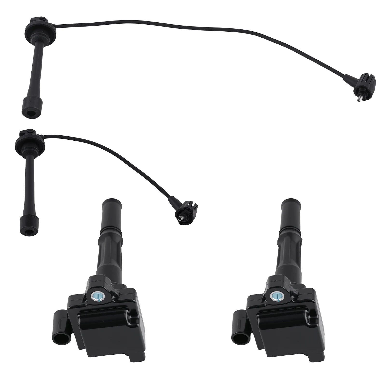 

2x Ignition Coil + Wires Set for 1996-1999 Toyota Paseo 1.5L L4 90919-02213