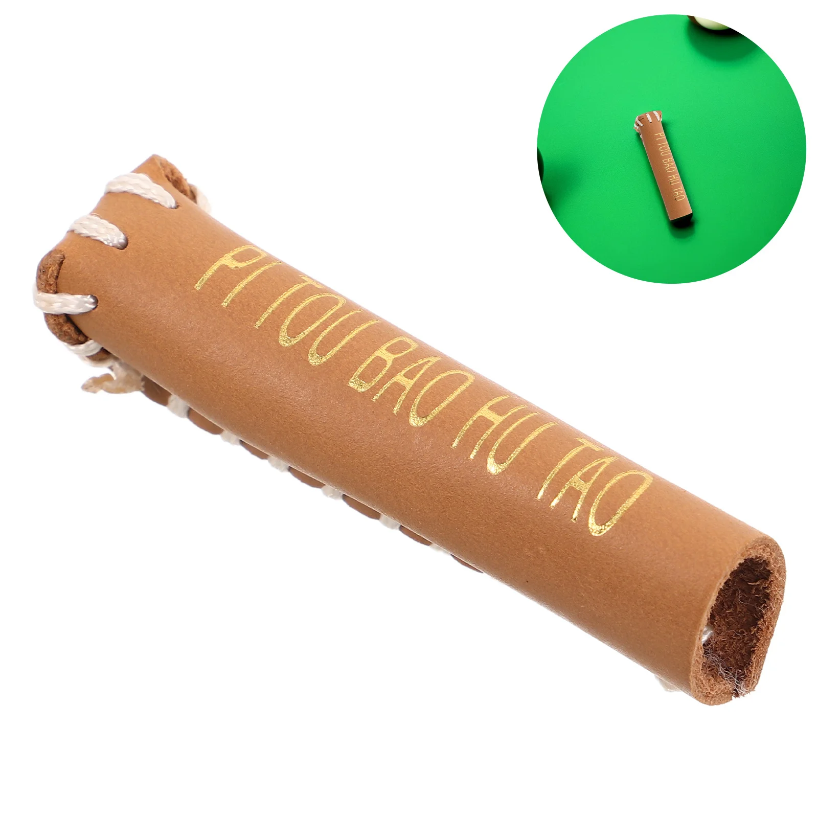 Biljartkeu Tip Cover Faux Duurzaam Snooker Stick Protector Sleeve Vervanging Draagbaar Antikras Lichtgewicht