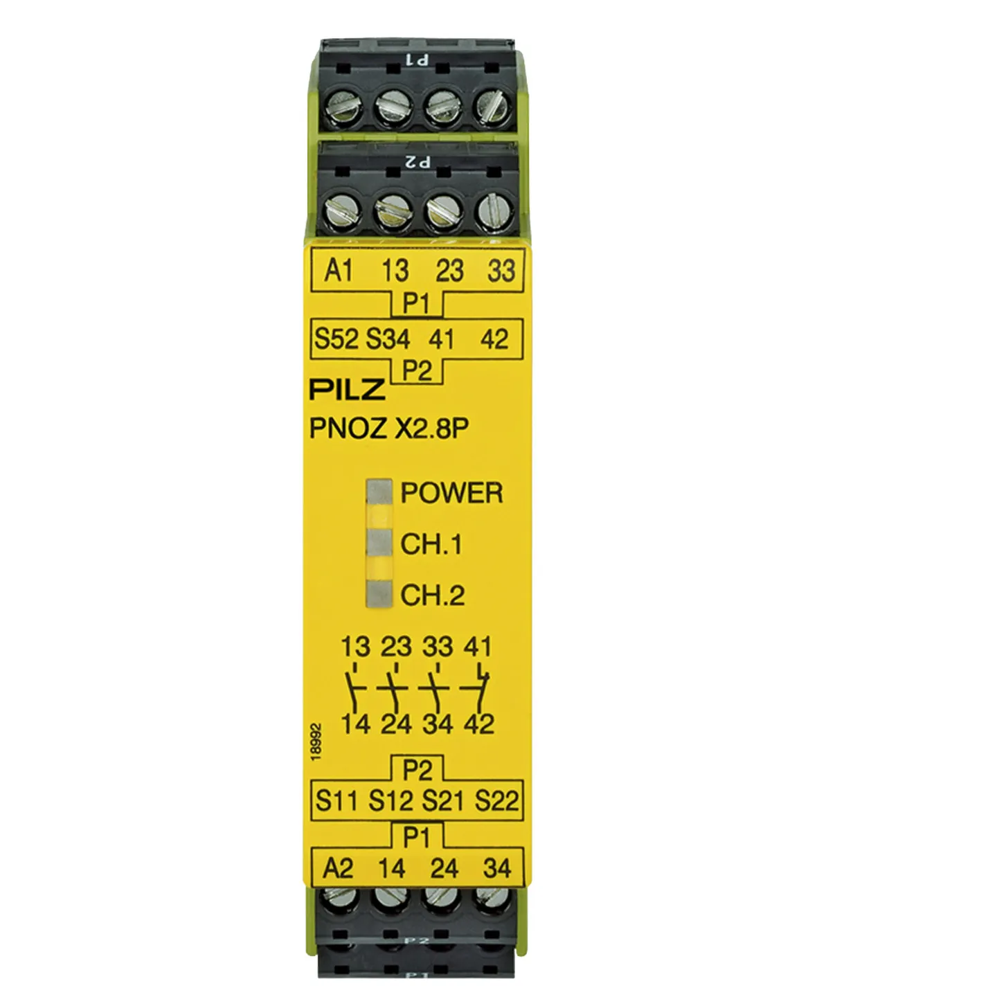 Safety relay PNOZ X2.8P 777301 777302 787301 787302 communication relay