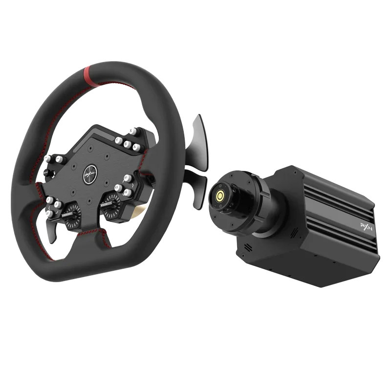 PXN V12lite highest level motor direct driven gaming steering wheel for ps5 controller, xbox one controller, pc