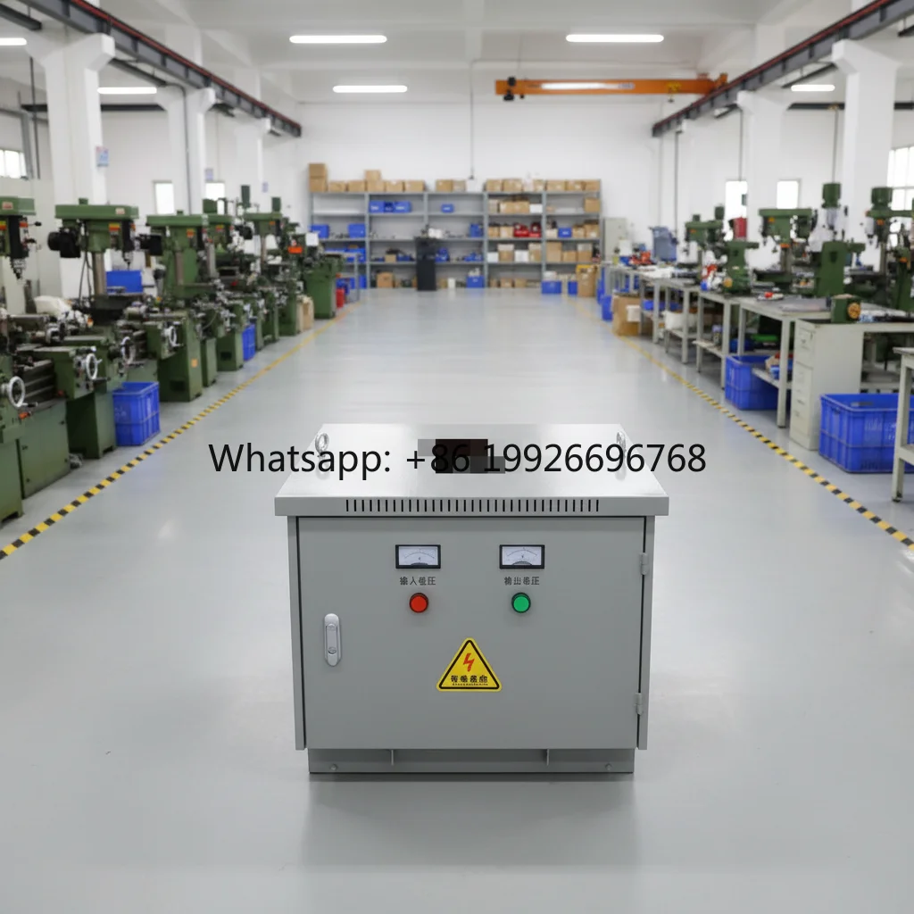 HEYA TSGC2 Single  Phase Servo Voltage Stabilizer 20KVA 220V to 110V Output Digital Display Overvoltage/Overload Protections