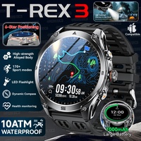 2025 New Outdoors Military GPS Sports Smart Watch Men Built-in Dual-Band GNSS Compass Altimeter 10ATM Bluetooth call Smartwatch