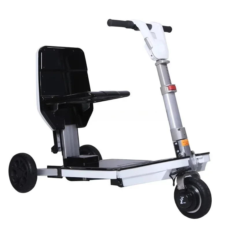 

Automatic folding and unfolding Lightweight disabled 3-wheel elderly electric wheelchair Electric scooter