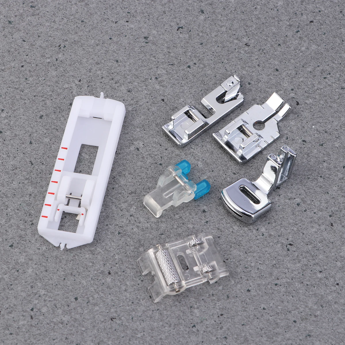 

11pcs Sewing Machine Presser Foot Set Adjustable Guide Bias Binder Foot For Lightweight Fabric Compatible With Singer Brother