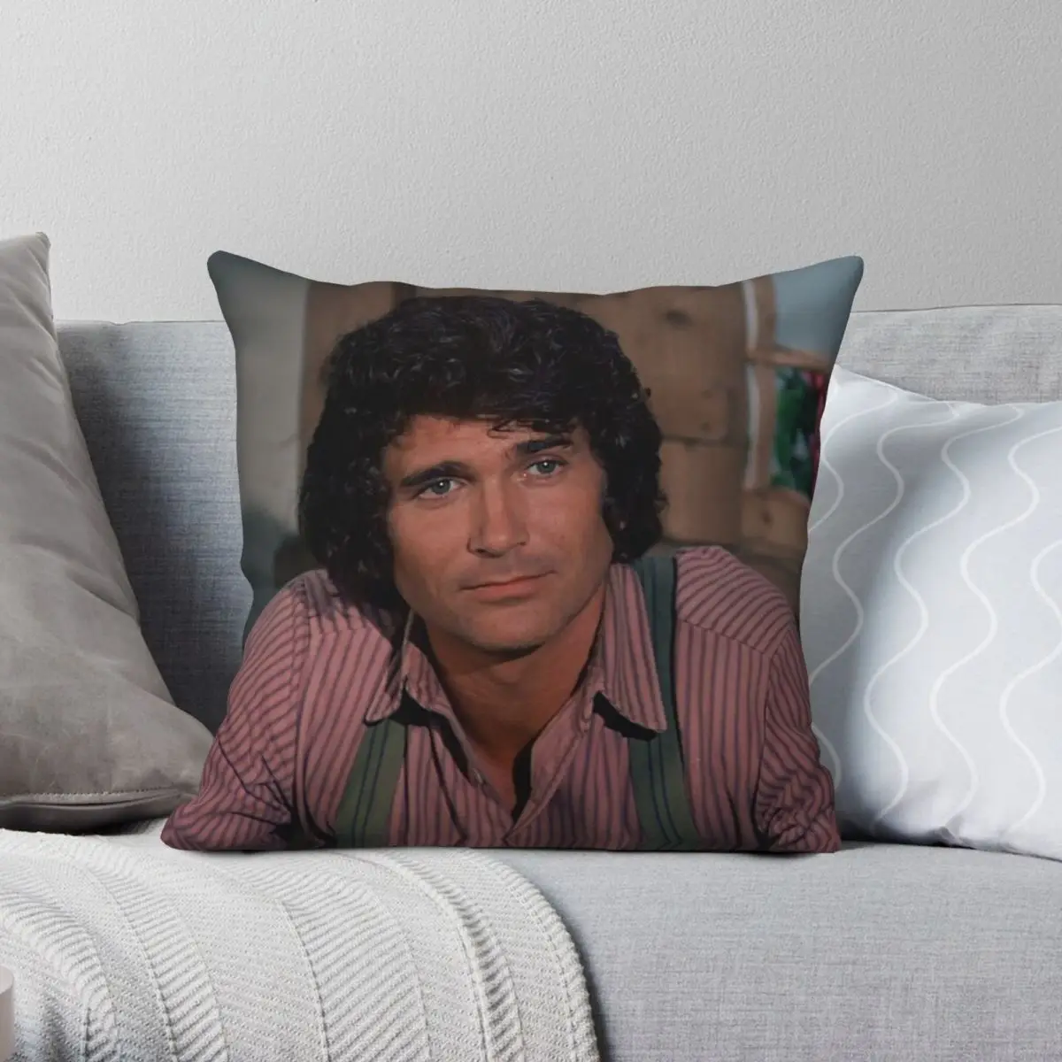 Charles Ingalls Agronomist Square Pillowcase Polyester Linen Velvet Creative Zip Decorative Pillow Case Bed Cushion Cover