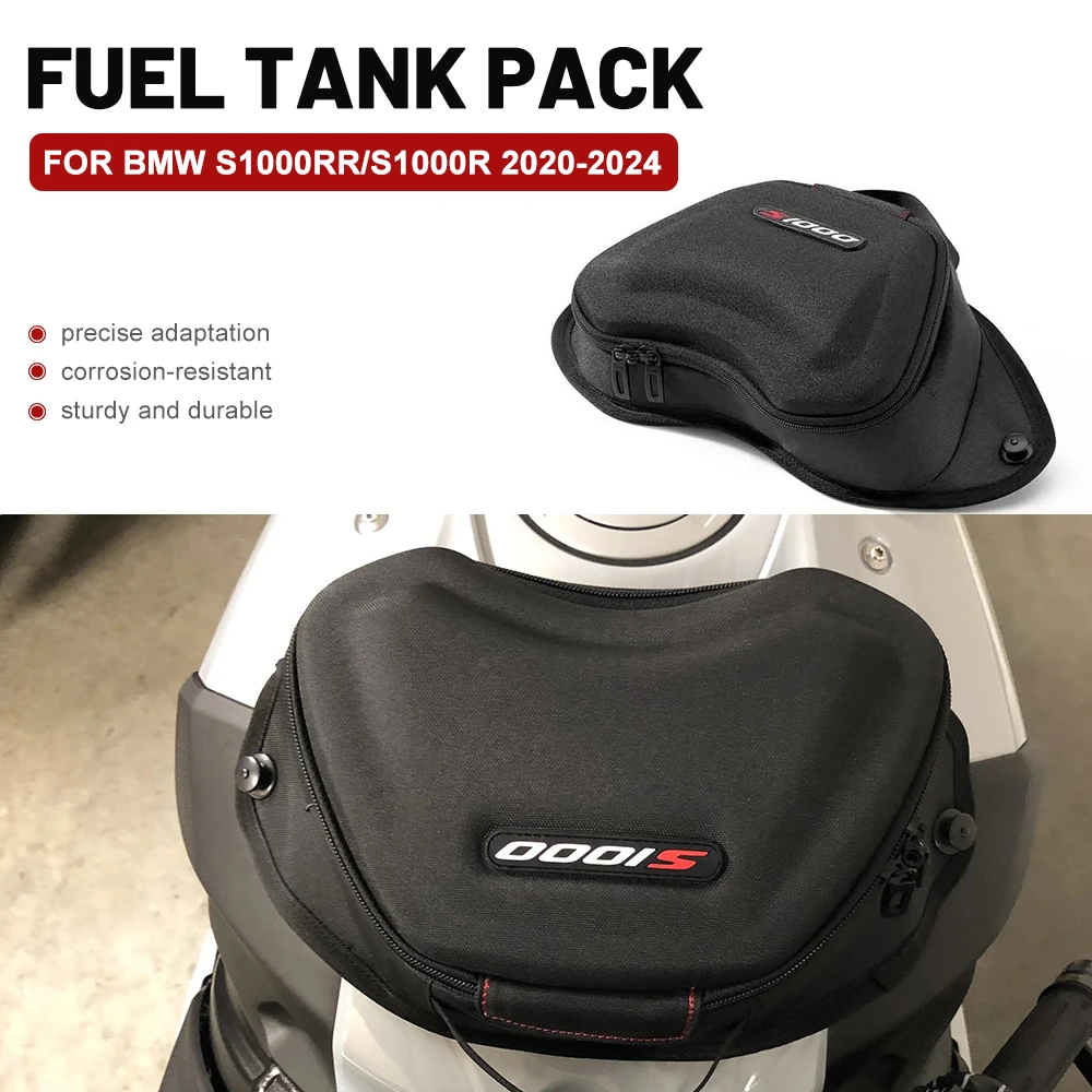 For BMW S1000RR S1000R 2020 2021 2022 2023 2024 Fuel Tank Bag Luggage Storage Bag Black Kit New Motorcycle Accessories