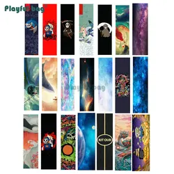 84X23Cm Skateboard Schuurpapier Antislip Sticker Mode Patroon Dubbele Rocker Decoratie Skateboard Stickers AMB140