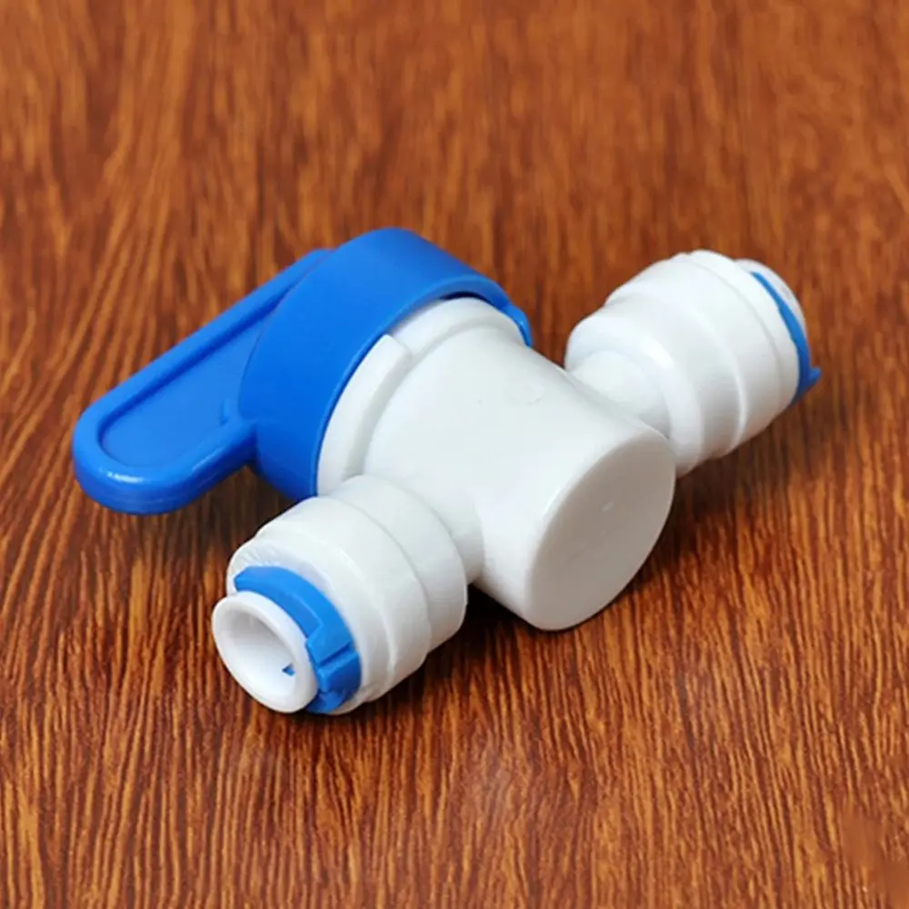 1Pcs Water Straight Plastic Ball Valve Male Female Thread 1/4