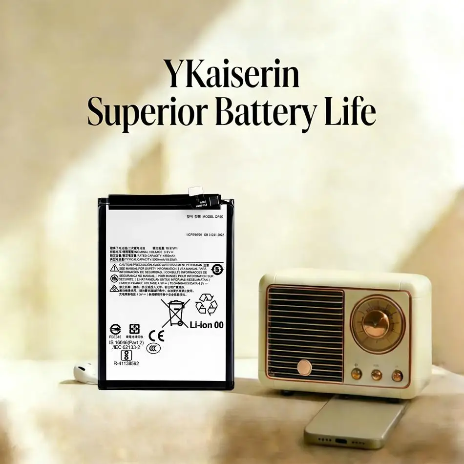 

Быстрая зарядка для мобильного телефона Motorola Moto G34 XT2363-4 5000 мАч QF50, экологически чистая