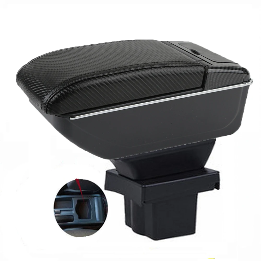 Skoda Yeti Octavia A5 MK2 Armrest box central console storage case driver elbow support rest arm view 4