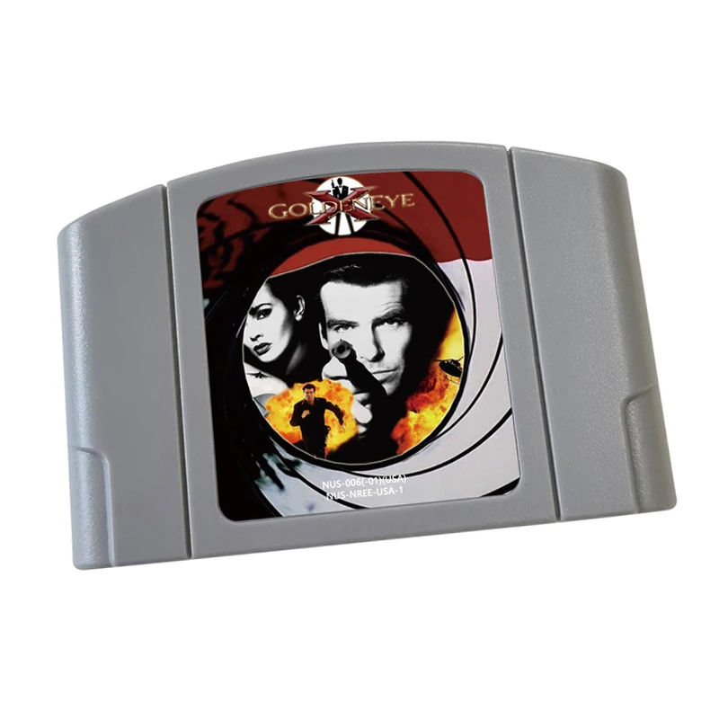 Goldeneye_X_Video Game Cartridge Card - Compatible model N64 – English - US Version