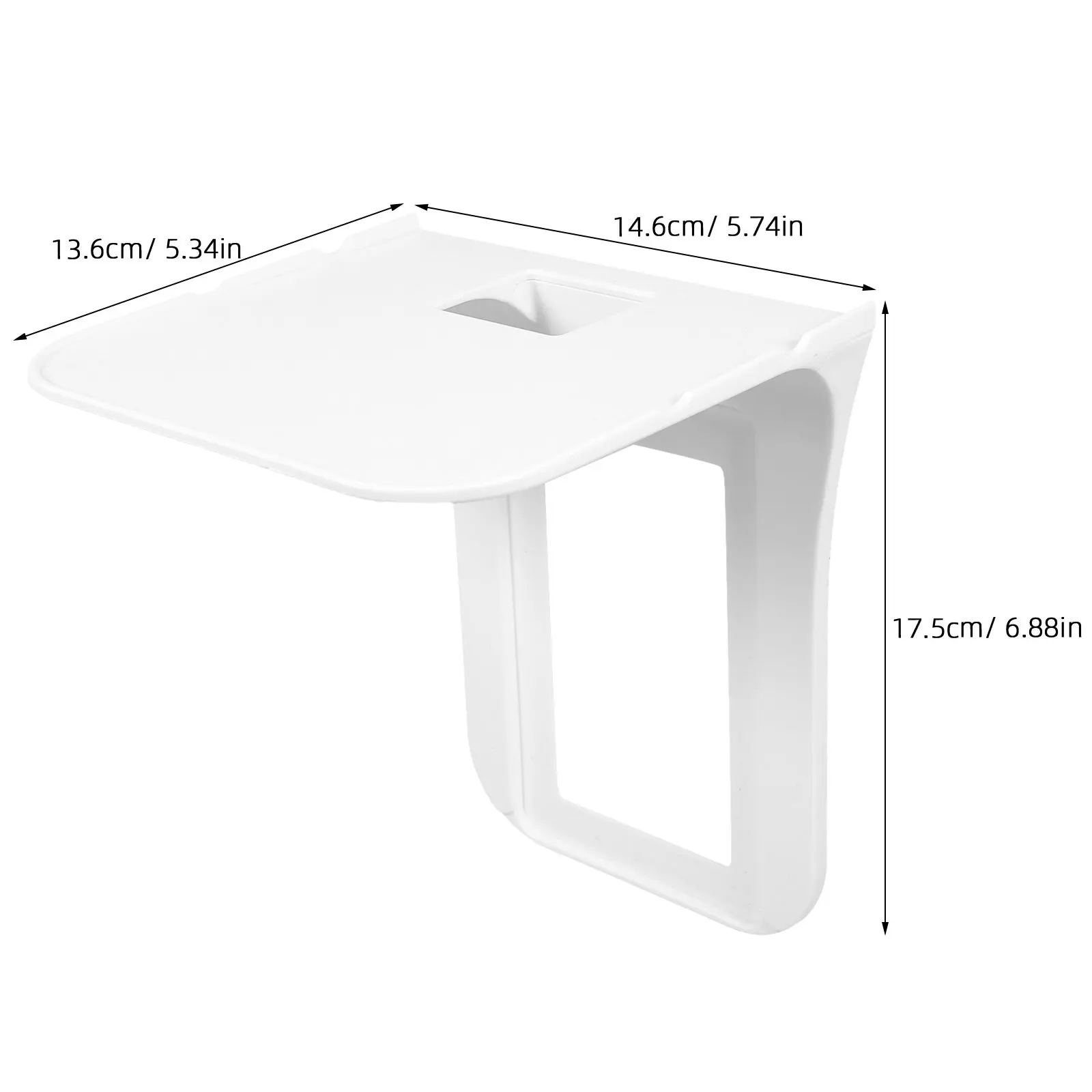 Outlet Shelf Wall Mount Holder For Space Saving Wall Storage For Students Modern ABS Mounted Over Socket Tiny Bathroom