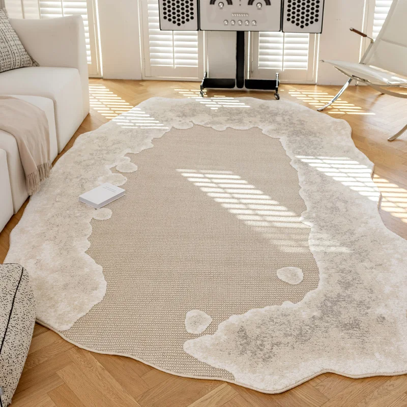 فاخر خفيف، حليب مقطع، وسادة مقعد، مقاومة للأوساخ، غرفة النوم، بجانب السرير، نورديك، طراز كريمي، منزلي #2