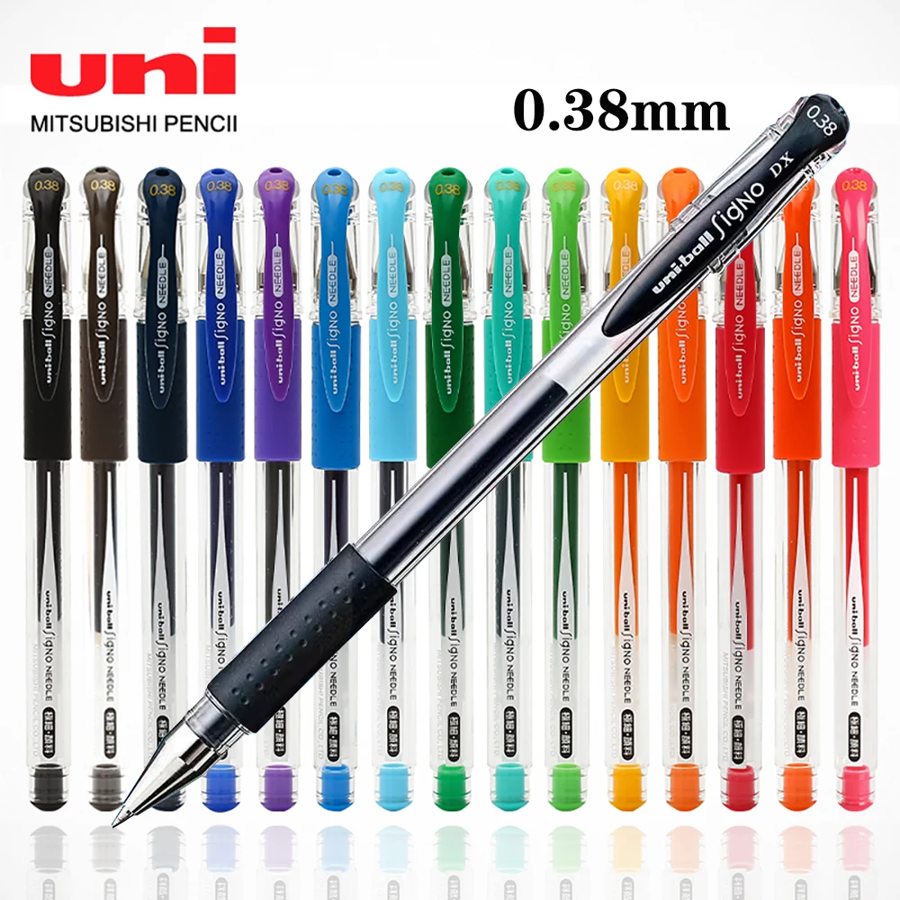 

15 Colors UNI 0.38mm Color Gel Pen Uniball Signature Ballpoint Pen UM-151 Extremely Fine Stationery for Students Back To School