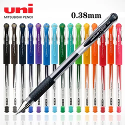 15 Colors UNI 0.38mm Color Gel Pen Uniball Signature Ballpoint Pen UM-151 Extremely Fine Stationery for Students Back To School