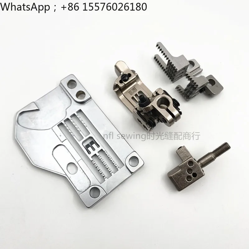 730 Tube Type Interlock Sewing Machine Needle Plate Tooth Needle Pressure Foot, Tube Interlock Car Three Needles