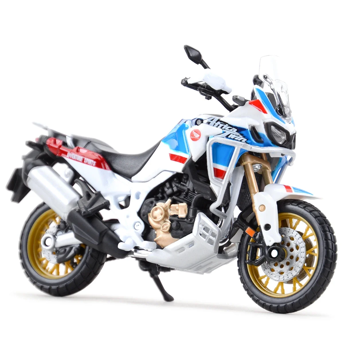 Bburago 1:18 Honda Africa Twin Adventure Static Die Cast Vehicles Collectible Hobbies Motorcycle Model Toys