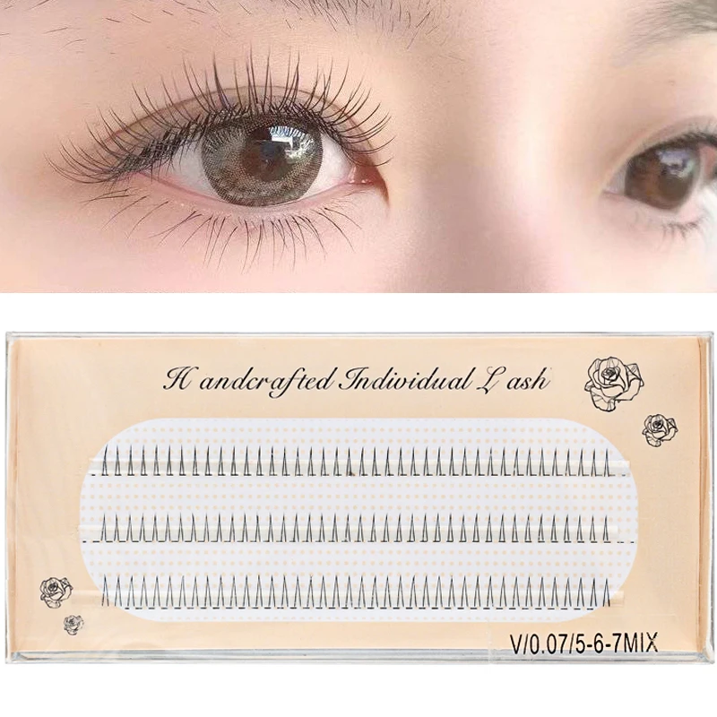 V Shape Bottom Lashes 5 7mm Length Eyelash Extension Soft Lower Lashes Under Lashes Bulk Manga False Lashes Korean Makeup