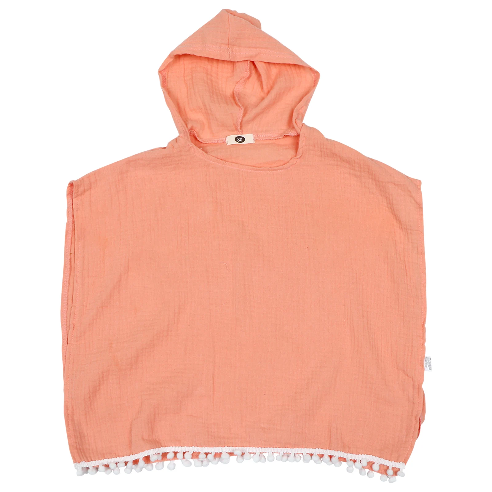 

Hooded Cloak Kids Cotton Clothes Toddler Swim Suit Baby Ponchos Girls Summer Bathing Surfing Holiday Beach Vacation Thin Quick