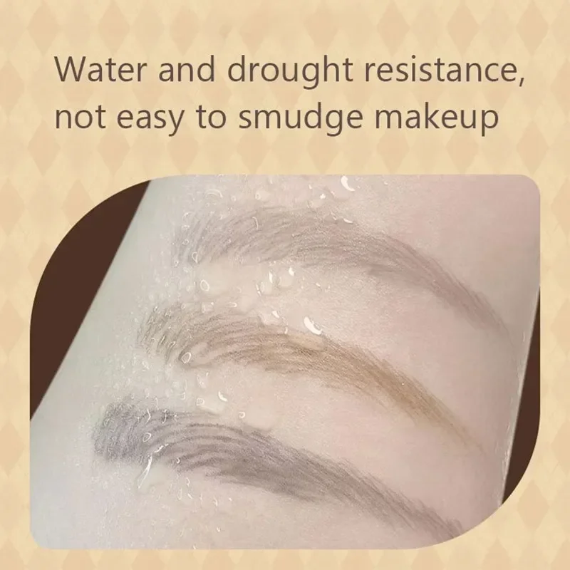 Liquid Water Eyebrow Pencil Very Fine Head Waterproof Sweatproof Not Off Color Lazy People Drawing Eyebrow Gods New Wild Eyebrow