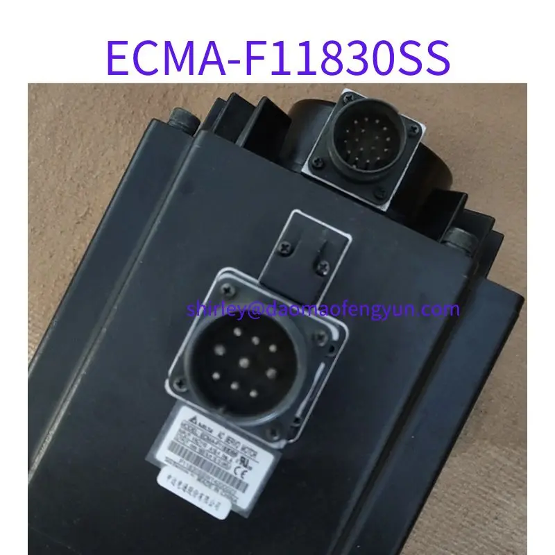 Used 3KW servo with brake motor ECMA-F11830SS Test OK