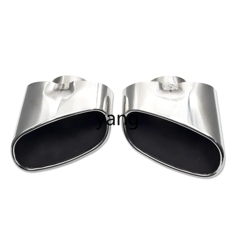 L'm modified high-end square tail nozzle square mouth stainless steel tail throat exhaust pipe