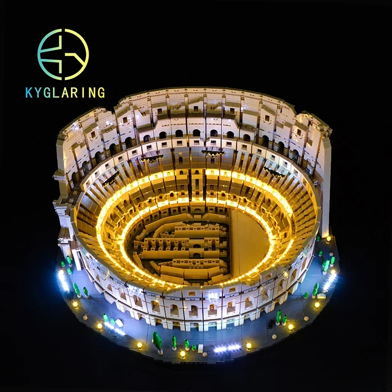Kyglaring Led Light Kit Building Blocks Largest Ever Lego Set For LEGO 10276 Colosseum (Only Light Kit Included)