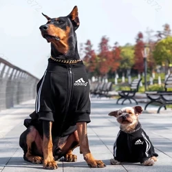 Pet Dog Clothes Adidog Dog Hoodies Autumn Winter Warm Coat for Large Dogs Jacket Sweater Puppy French Bulldog Clothing