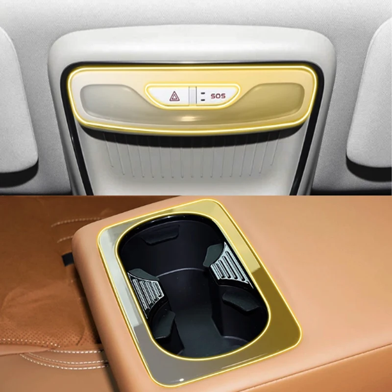 لمازدا 6e/EZ-6 2024-2026 سيارة السيارات الداخلية ذراع السرعة شاشة لوحة القيادة شفافة بولي TPU طبقة رقيقة واقية الملحقات #4