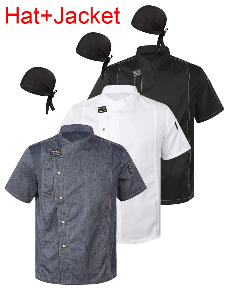 Servizio di ristorazione Abiti da cuoco Cucina dell'hotel Abbigliamento da lavoro Abito Ristorante Camicia da cucina Panetteria Café Cameriere Uniforme da lavoro per giacca