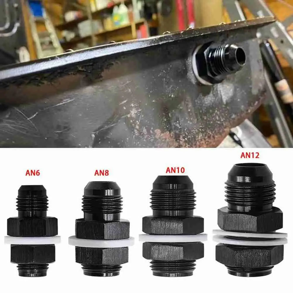 Washer Aluminum Connector Cell Bulkhead Fitting Auto Parts Bulkhead Automobile modification parts