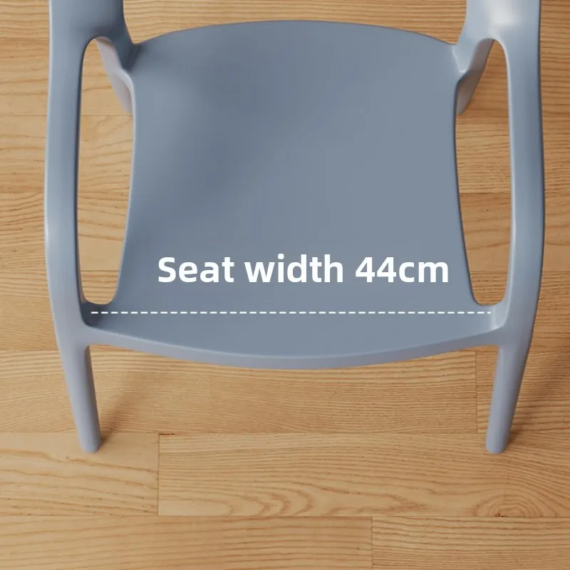 ev-Nordic thickened Plastic chair home dining chair stackable light luxury dining table Обеденные стулья living room furniture-