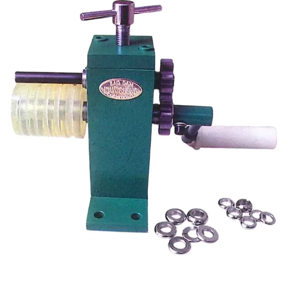 Hand Operated Earrings Ring Bending Machine Roller Pressing Jewelry Tool