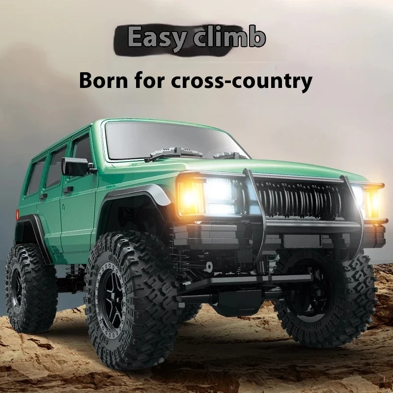 1:18 Cherokee Rc Remote Control Climbing Vehicle Electric 4wd Full Scale Simulation Off Road Vehicle 20a Waterproof Rc Car Gift