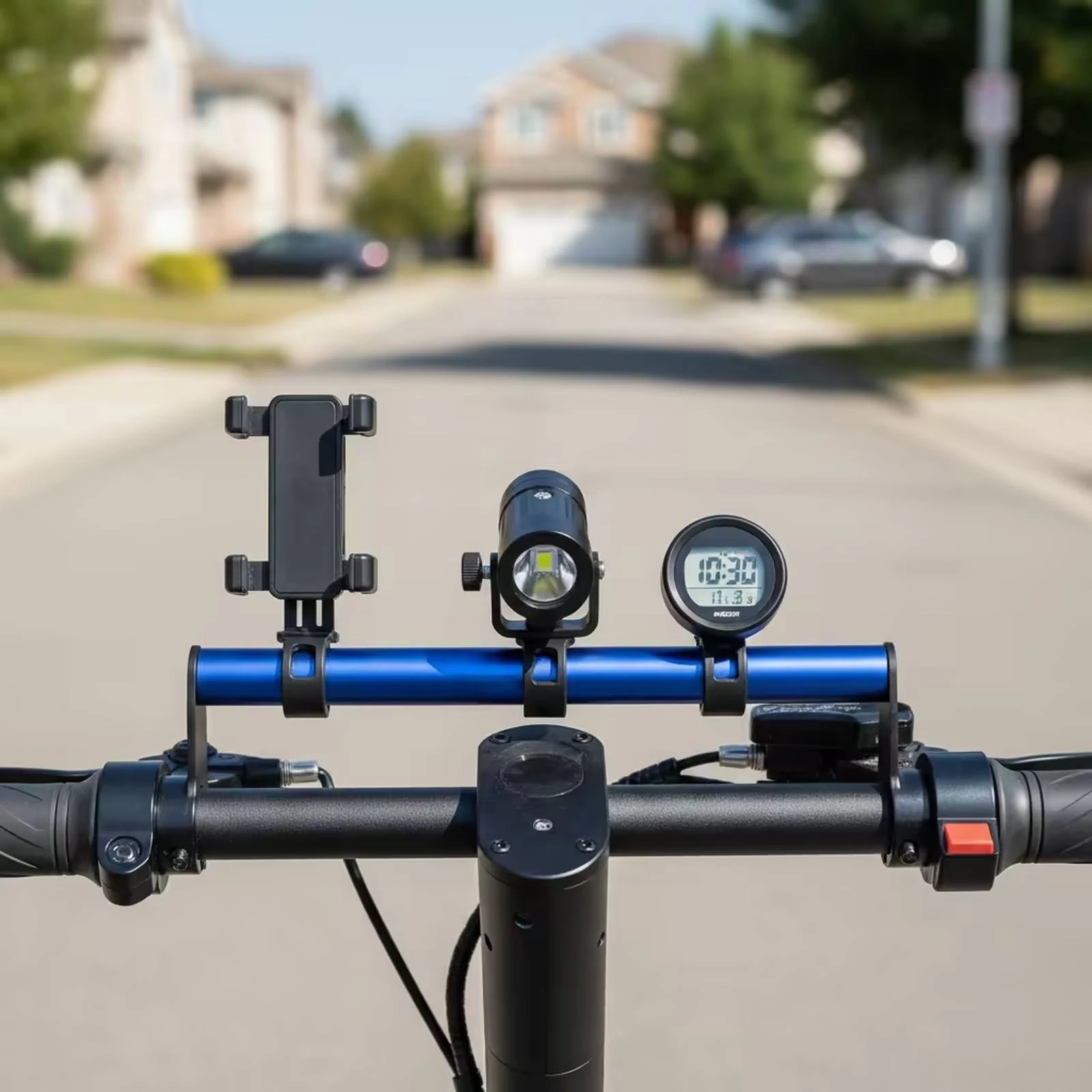 Handlebar Crossbar Extendable Motorcycle Crossbar Motorcycle Bar Sturdy Scooter Handlebar Bar Secure for Motorcyclists