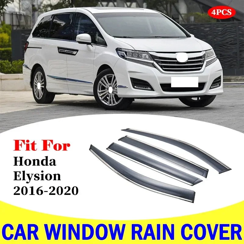 

Car Window Rain Shield Visor Guards Protector Sun Wind Deflector Awning Shade Cover For Honda Elysion 2016-2020 Car Accessories