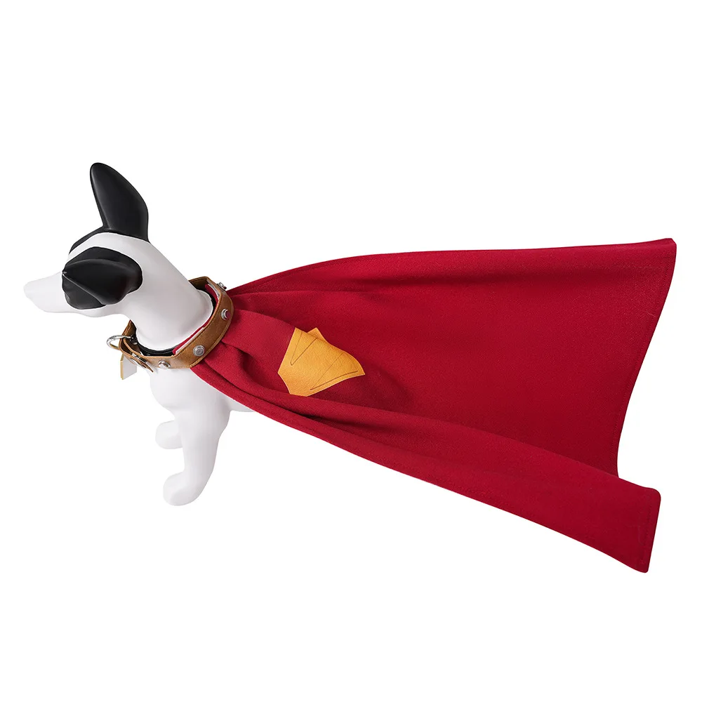 Kostiumy dla psów Superdog Cosplay Stroje Film 2025 Męski Superbohater Przebranie Płaszcz Naszyjnik Obroża dla Szczeniaka Halloween Karnawał